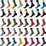 Socks Manufacturer - Custom Logo Fashion Dress Happy Organic Cotton Unisex