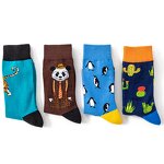 Socks Manufacturer - High Quality Comfortable Custom Logo Cotton Funny Jacquard