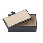Cufflinks Box Manufacturer - Custom Sublimation Plastic Blank Black Luxury