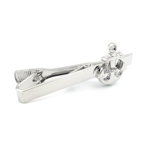 Tie Clip Manufacturer - Wholesale Silver Ship Anchor Rudder for Men