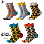 Socks Manufacturer - Mens High Quality Business Dress Custom Logo Knee-Length