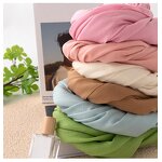 Wool Scarf Manufacturer - Wholesale Solid Color Thin Four Seasons Tassel Shawl