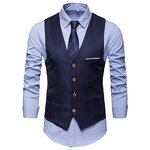 Suit Vest Manufacturer - Mens Business Formal Dress Waistcoat for Suit Tuxedo