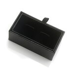 Cufflinks Box Manufacturer - Custom Sublimation Plastic Blank Black Luxury