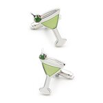 Cufflinks Manufacturer - Popular Red Wine Bottle Glass Enamel for Men Women
