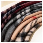 Winter Shawl Manufacturer - 100% Wool Plaid Pashmina Striped Checkered