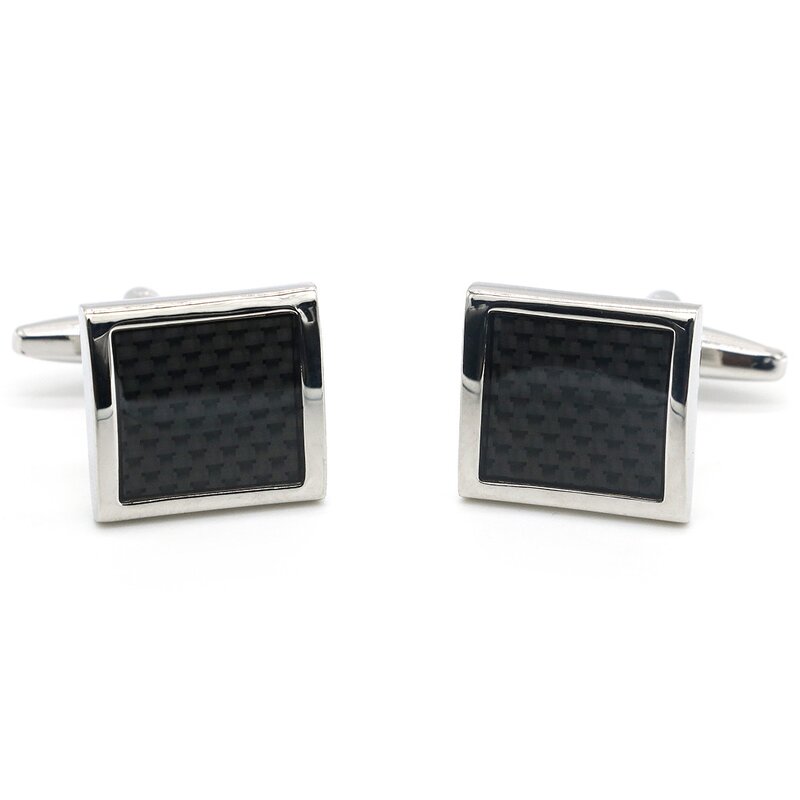 Cufflinks Manufacturer - Hot Selling Carbon Fibre Square Metal for Men