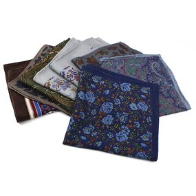 Pocket Square Manufacturer - Custom Soft Wool Colorful Small 30cm for Men