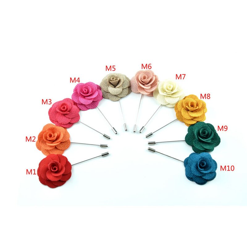 Lapel Pins Manufacturer - Custom Wedding Corsage Flower Channel Graduation for Suit Men