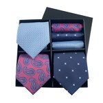 Neck Ties and Hanky Set - Custom Luxury Gift Box for Men
