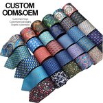 Cravate Homme Manufacturer - Casual Classic Paisley Silk Jacquard Italian