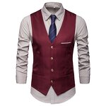 Suit Vest Manufacturer - Mens Business Formal Dress Waistcoat for Suit Tuxedo
