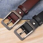 Belt Manufacturer - Custom Logo Pin Buckle Real Leather for Men