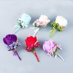 Brooches and Pins Manufacturer - Designer Fashionable Wedding Boutonniere Custom Logo