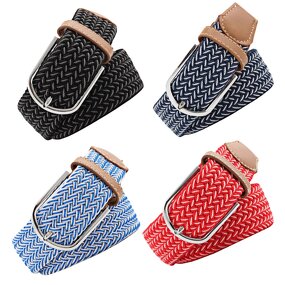 Elastic Belt Manufacturer - Factory Custom Golf Belt Webbing Braided for Man
