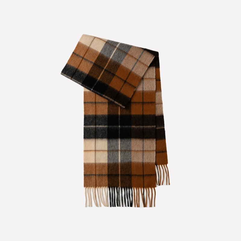 Winter Scarf Manufacturer - Long Warm Fashion 100% Wool Jacquard for Men