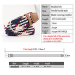 Elastic Belt Manufacturer - Factory Custom Golf Belt Webbing Braided for Man