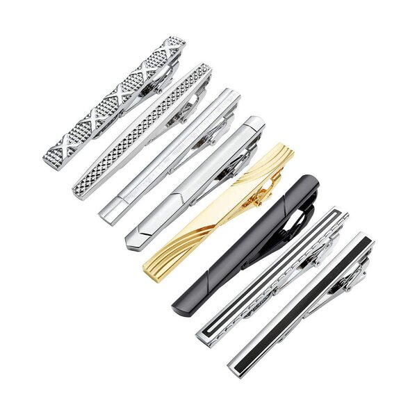 Tie Pins Manufacturer - Fancy Sublimation Tack Clutch Clips for Men