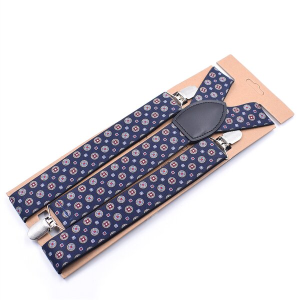 Suspenders Manufacturer - Custom High Quality Fashion Geometry Paisley Printing for Boys