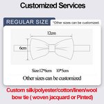 Boy Bowtie Manufacturer - Popular Novelty Polyester Solid Color for Men