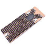 Suspenders Manufacturer - Custom High Quality Fashion Geometry Paisley Printing for Boys