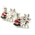 Christmas Cufflinks Manufacturer - Wholesale Funny Elk Deer for Men