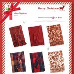 Winter Scarf Manufacturer - Classic Unisex Red Check Shawl for Festival