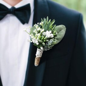 Brooches Manufacturer - Wholesale Customize Wedding Corsage Groom Pin