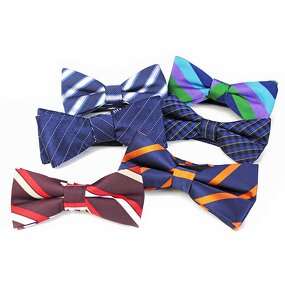 Bow Tie Set Manufacturer - Wholesale Leisure Boys Banquet Striped Self Tie