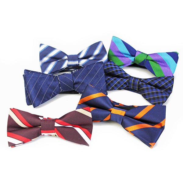 Bow Tie Set Manufacturer - Wholesale Leisure Boys Banquet Striped Self Tie