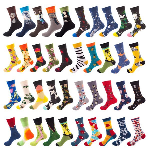 Socks Manufacturer - New Trend Printed Cartoon Knitting Anime Fancy for Men