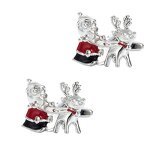 Christmas Cufflinks Manufacturer - Wholesale Funny Tree Brass Sublimation