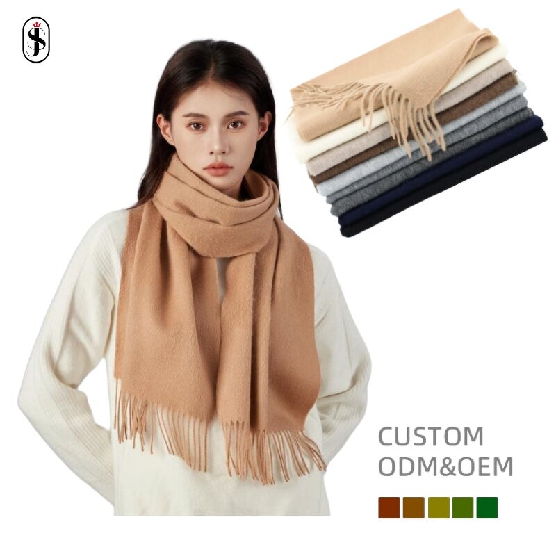 Wool Scarf Manufacturer - Cross-Border 100% High-End Versatile for Adults Wholesale