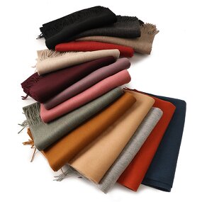 Winter Shawl Manufacturer - Wholesale Large Size Soft Custom Logo 100% Wool