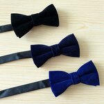 Bow Tie Manufacturer - Hot Sale Classical Black Velvet for Men