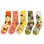 Socks Manufacturer - Custom Logo Cotton Novelty Fancy Tube Crew Happy Dress