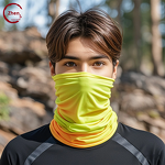 Motorcycle Face Mask Manufacturer - Custom Logo Summer Outdoor Anti-UV Cooling Ice Silk Neck Gaiter Breathable Bandana Polyester