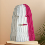 Balaclava Manufacturer - Irish Flag Knitted Green-White-Orange Three-Colour Striped Face Mask with Digital Printing