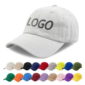 Baseball Cap Manufacturer - High Quality 100% Cotton Custom Logo Soft Top Dad Hat Unisex