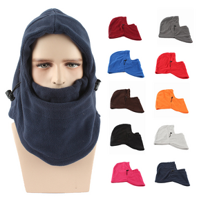 Balaclava Hat Manufacturer - Custom Printed 100% Wool Thick Fleece Unisex Warm Face Athletic Beanie Image for Fishing Winter