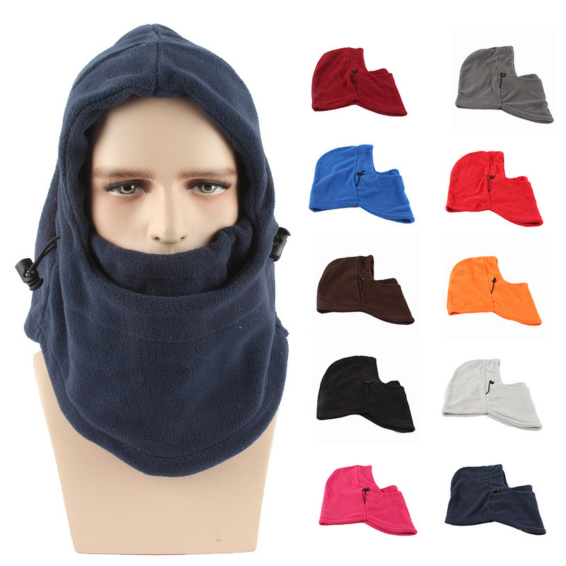 Balaclava Hat Manufacturer - Custom Printed 100% Wool Thick Fleece Unisex Warm Face Athletic Beanie Image for Fishing Winter