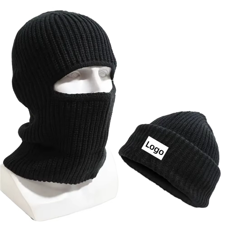 Winter Knitted Hat Manufacturer - High Quality Balaclava Dual-use Outdoor Ski Mask Skull Custom Design Warm for Men