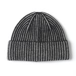 Winter Beanie Manufacturer - Custom Blended Color-Blocked Stripes Warm Knitted Cuffed Skull Cap for Outdoor