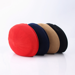 Beret Manufacturer - Wholesale Classic Breathable Mesh Custom Logo Flat Top Cap Unisex All Seasons Casual Polyester/Cotton