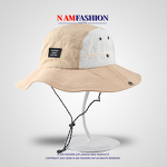 Boonie Sun Hat Manufacturer - Quick-Dry Lightweight Waterproof Packable Chin Strap UV Protection Patchwork Contrast Color