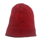 Knit Hats Manufacturer - Custom Logo Striped Acrylic Riding Ear Protection Warm Curly Brimmed Two Toned