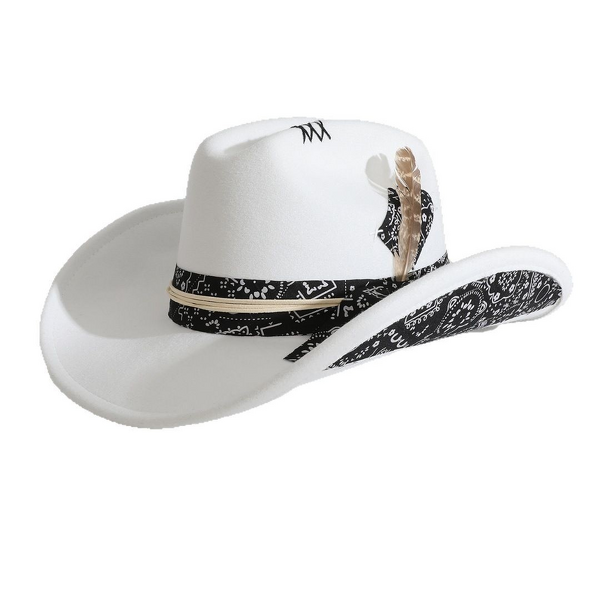 Cowboy Hat Manufacturer - Fashionable Large Brim Winter Casual with Trendy Outdoor Panama Fedora Design Belt Buckle