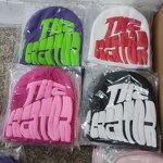 Beanie Manufacturer - High Quality YOLO Unisex Jacquard Knitted Ski Cap Letter Pattern 3D Puff Embroidery