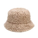 Winter Bucket Hat Manufacturer - Luxury Teddy Faux Fur Soft Warm Stylish Hand-Drawn Argyle Cartoon Casual Party Cycling