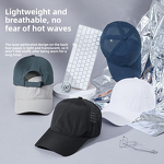 Baseball Hat Manufacturer - High Quality Custom Logo Embroidered Quick-Dry Waterproof Large Head Circumference